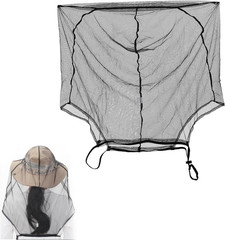 Mosquito Head Net with Chest Straps Ultra Large Face Netting Covers Over Hats…