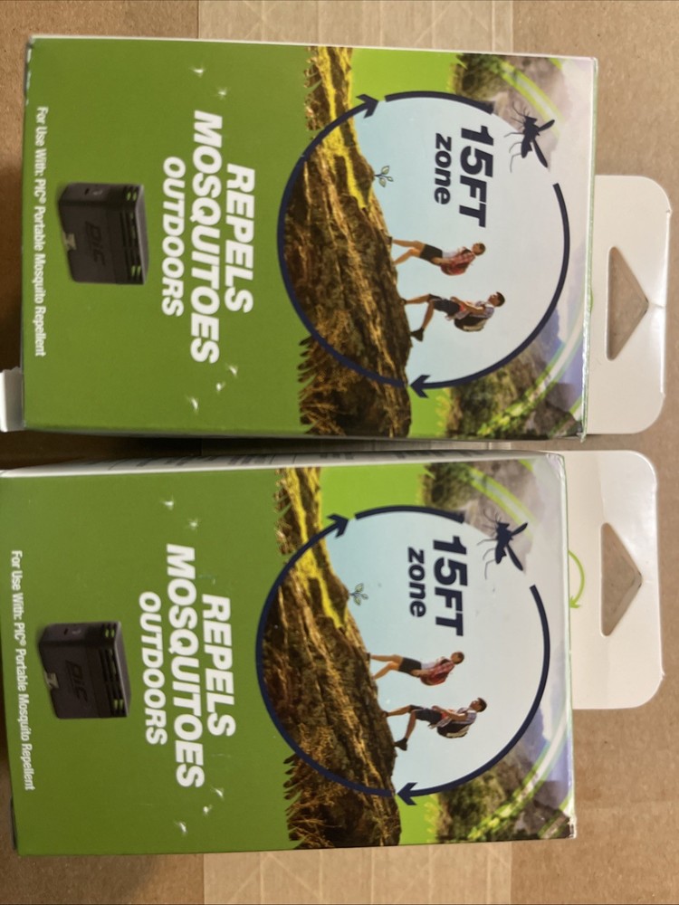 Set Of THREE (3) PIC Portable Mosquito Botanical Repellent​ 60 Hour REFILL