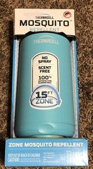 Thermacell Mosquito Repellent Patio Shield Midnight 15 Ft Zone + 12 Refill