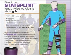Splint – NeeQuip, Inc Statsplint Foam Emergency 4.25″ X 36″ Purple Reusable