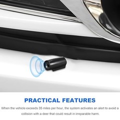 Deer Warning Whistles Device for Car, Vehicle Deer Horn Safety Warning 6 PCS