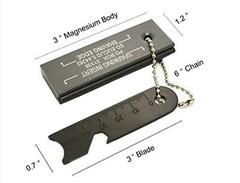Magnesium Flint Fire Starter, Survival Fire Blocks with Striker for