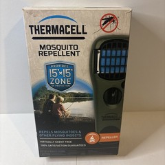 NEW Thermacell Mosquito Repellent Portable Repeller 15’x15’ Zone Protection