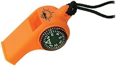 Sun Company TripleWhistle – 3-in-1 Survival Whistle | Compass, Dial