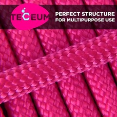 Teceum Paracord Type Iii 550 Sofit Pink 100 Ft 4Mm Tactical Rope Mil-Spec
