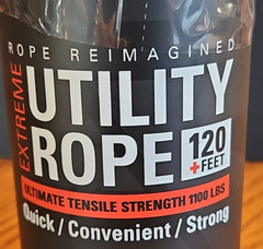 Rapid Rope Canister 120ft Orange 1100lb Tensile Strength Cut Ready Dispenser