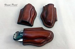 Custom Horizontal Cross Draw Sheath for Victorinox One Hand Soldier 2008 Knife