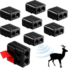 Frienda 8 Pieces Deer Whistles for Vehicles, Car, Deer Horn Avoids Collisions Ve
