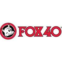 Fox 40 Classic Official Whistle with Break Away Lanyard (Black)