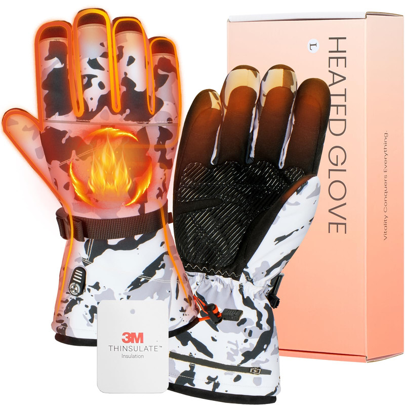Surgoal Rechargeable Heated Gloves Men- 3.5-Hour Battery Life At 122 For Women