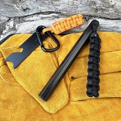 Survival Fire Starter Magnesium Flint Rod, Portable Emergency Fire Set