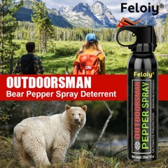 Feloiy Pepper Spray 11oz Powerful Stream Strongest Legal Formula