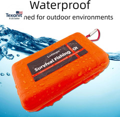 Mini Survival Fishing Kit Small Emergency Fishing Tacklebox Pocket Outdoor Fishi