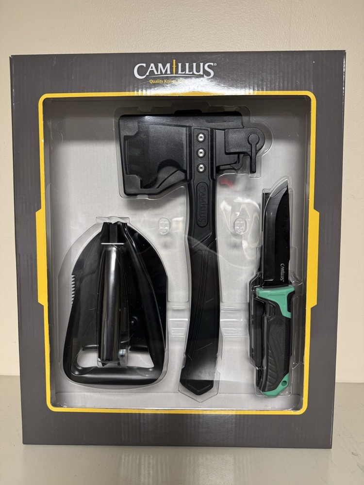 Camille’s 3 Piece Adventure Kit; Hatchet, Knife, Shovel!