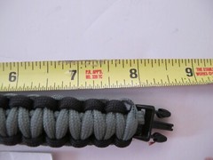 550 Paracord Survival Bracelet Cobra Black/Foliage Green Camping Tactical