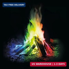 GOFIRE Color Flame Packets – Safe for Indoor & Outdoor Use, Colorful Fire – 15 P