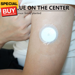 Sensor Covers for Libre 1/2, 55 Pack Waterproof Adhesive Patches,Transparent Tap