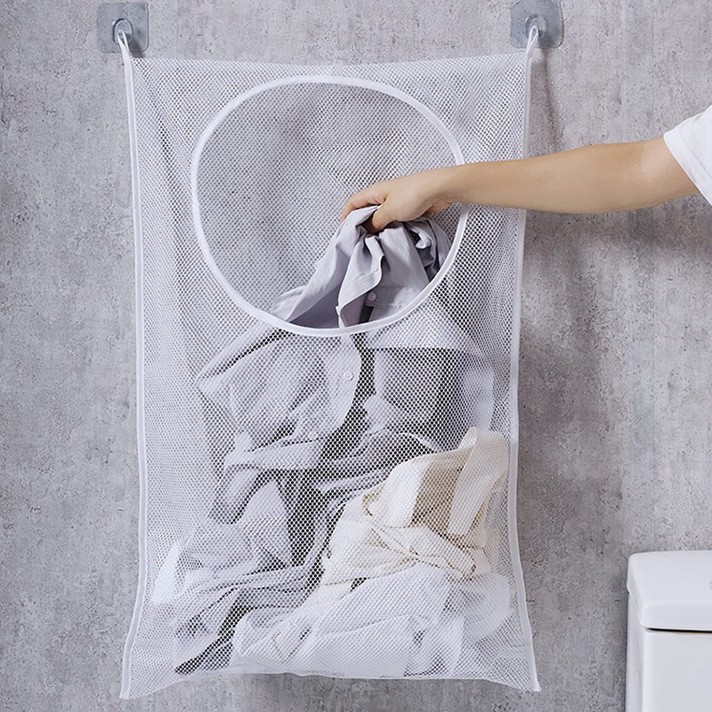 Resdenio Hanging Laundry Hamper Bag, Portable Example Large, 1 PCS