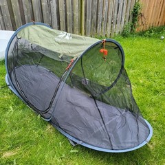 Pop-Up Mosquito Net Tent Folding Mosquito Net Zipper Double Door Netting Tent