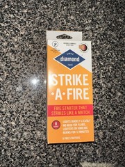 3 Diamond Strike-A-Fire Indoor Outdoor Strikes Like A Match Fire-starters