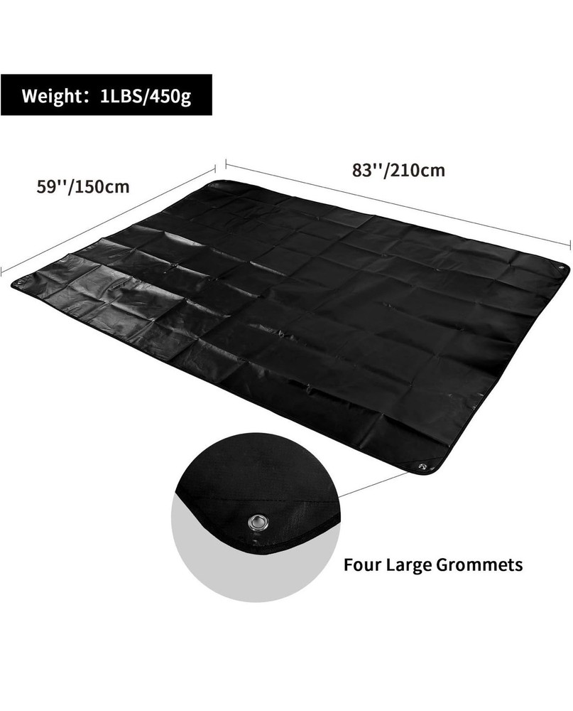 RedSwing Heavy Duty Survival Space Blanket 83x59in Black Reflective Thermal