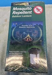 Thermacell Mosquito Repellent Outdoor Lantern 15’x15’ Cover Zone *New Sealed*