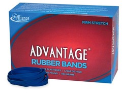 Alliance Rubber 54625 Advantage Bands Size #62 (2-1/2″ x 1/4″), Blue