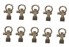 Hewnda 10 Sets Zinc alloy Bow Shackles,Paracord Buckles, Adjustable D-Buckles