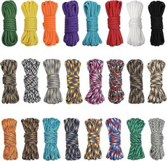 24 Colores Cuerdas De Paracord Multifunciã³n De Cordã³n De Paracord De 10 Pies