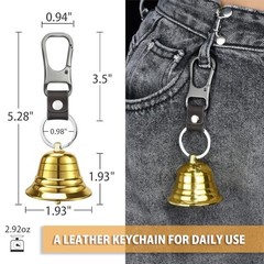 Bear Bell for Hiking | Hiking Essentials for Bear Bell with Survival Whistle