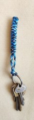 550 Paracord Keychain ID Lanyard Knife Multitool USA Orange Blaze Camo