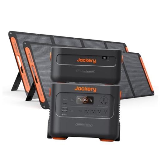 Jackery Explorer 2000 Plus and Extra Battery & Explorer 2000 Plus+EB+200Wx2