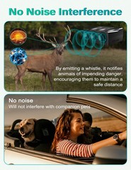 Upgraded Deer Whistles for Cars & Motorcycles – 8 Pack Automotive Safety Kit