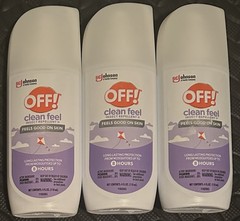 Off! Clean Feel Insect Repellent 8-Hour Spray, 4oz Pack of 3