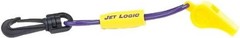Compact Purple and Yellow Whistle on Floating Lanyard – Boating Safety Must-Have