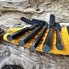 Survival Fire Starter Magnesium Flint Rod, Portable Emergency Fire Set