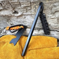 Survival Fire Starter Magnesium Flint Rod, Portable Emergency Fire Set