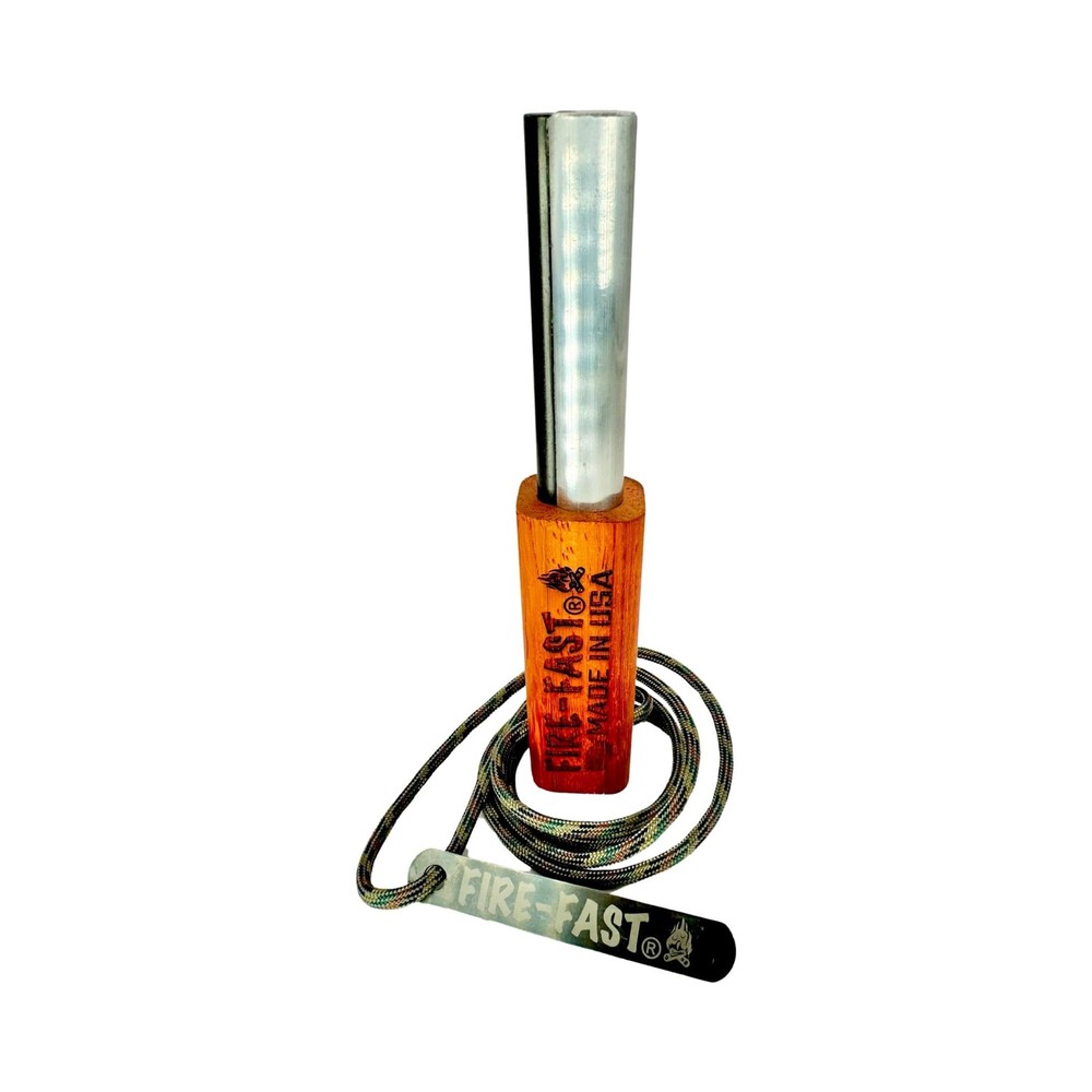 Fire-Fast Kamper Lanyard Ferro Rod Magnesium Fire Starter Camping Hiking