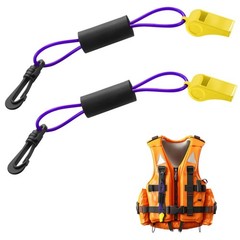 Safety Whistle with Lanyard – Floatable Marine Whistle for Camping, Hiking, Fish