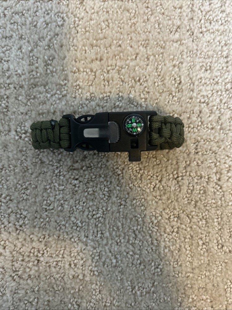 Emergency Survival Kit SOS Multi-Tool Pack with Paracord Bracelet