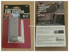 NEW Ultimate Kit Magnesium Fire Starter Tinder Camping Hunting Survival FREE SH