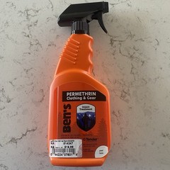 Ben’s Permethrin Clothing & Gear Insect Repellent Treatment Spray Bottle 24oz.