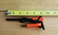 Bushcraft-Survival / Fire / Cook / Knife / Ferro Rod / Duct Tape / Pouch BLK-102