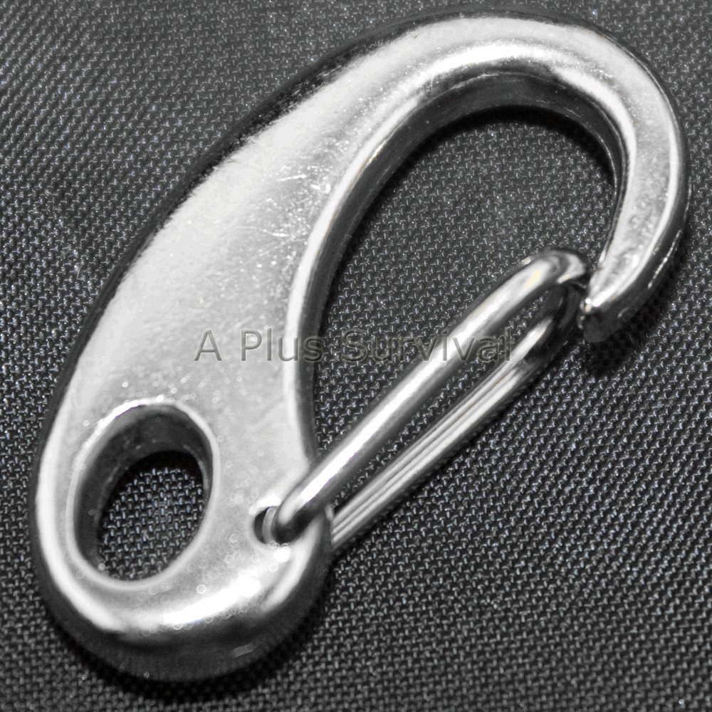 10 Pack Metal Hook Spring Clip Paracord Survival Keychain Leash Bracelet Crafts