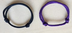 2 Paracord Adjustable Handmade Bracelets USA MADE Halloween Colours
