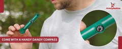 3-in-1 EDC Emergency Survival Whistle: Fire Starter/Compass Camping Survival Kit