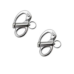 Stainless Steel Marine Snap Shackle 316 35mm Quick Release Sailboat Hardware