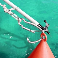 316 Stainless Steel Docking Hook Mooring Hook Quick Release Hook Clip Carabin…