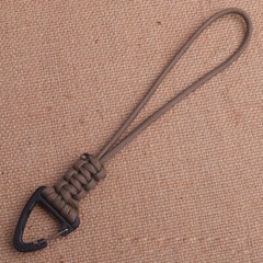 Paracord Lanyard Survival Keychain Key Ring Triangle Buckle Keychains Kit 1/3Pcs