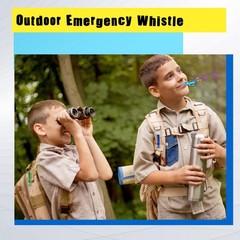 117 Pcs Emergency Whistle with Keychain Aluminum Emergency Survival Whistle K…